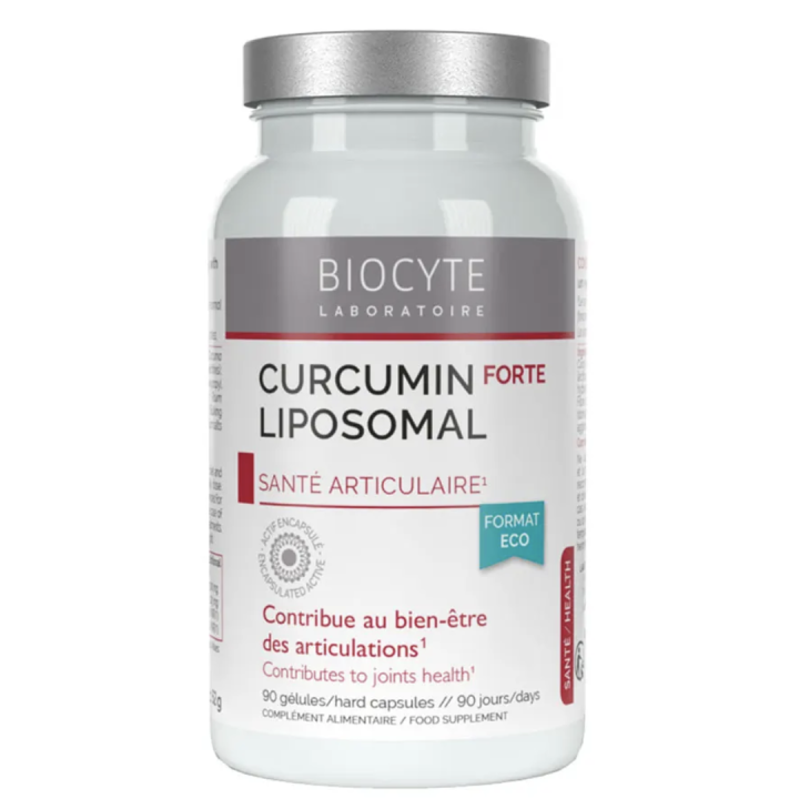 Curcumin Forte Liposomal Gelenkgesundheit Biocyte - Dose mit 90 Kapseln
