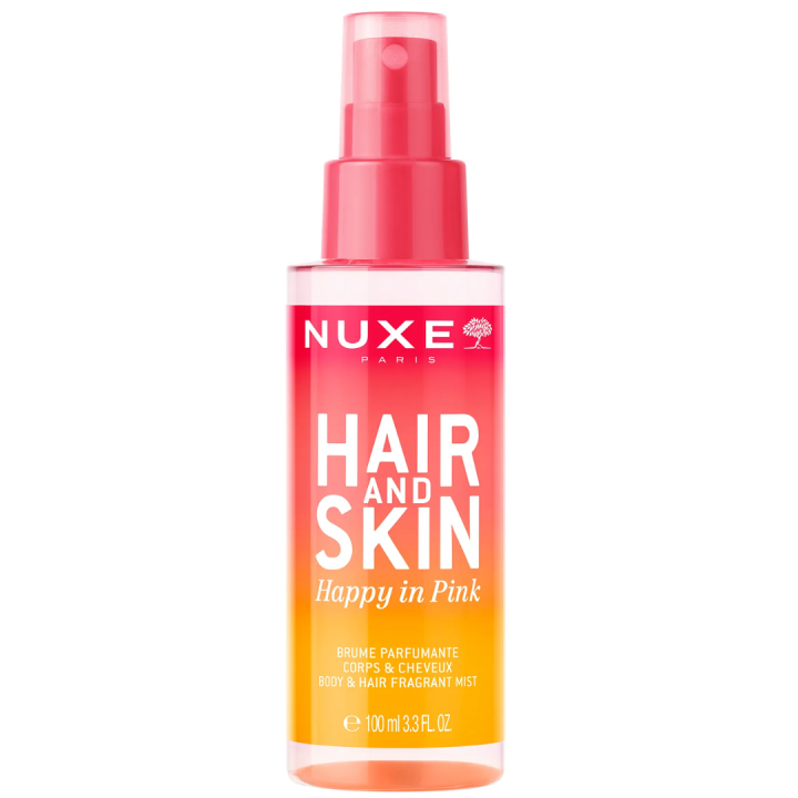 Duftender Nebel Haar & Haut glücklich in Pink Nuxe - Flasche 100ml
