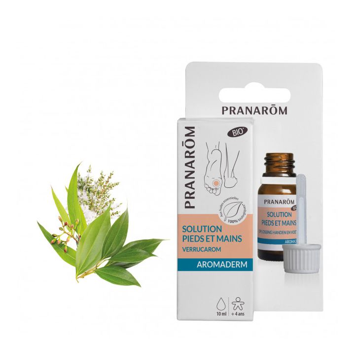 Aromaderm Lotion für Füße und Hände Pranarôm - Flasche mit 10 ml