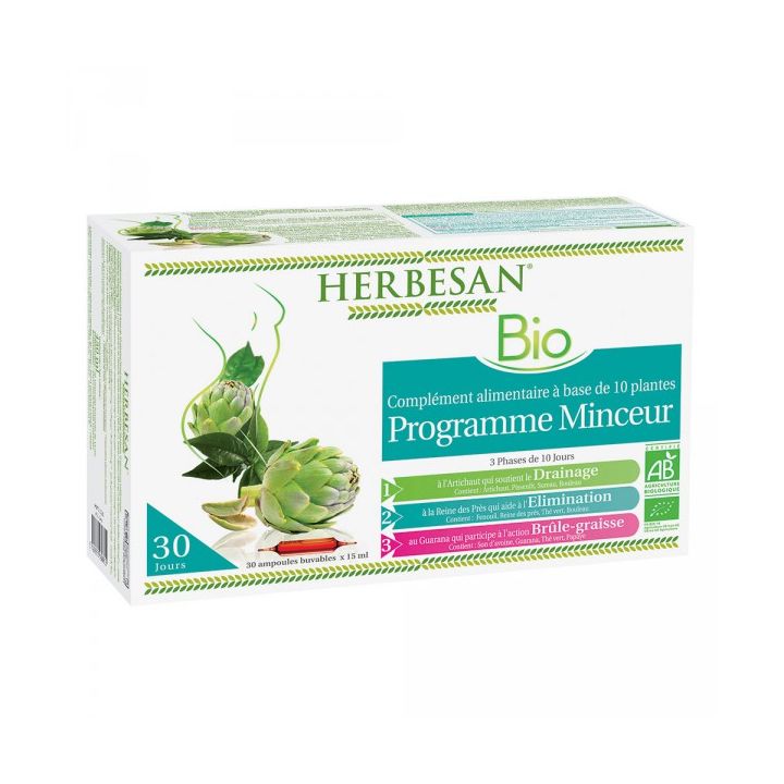 Bio Gewichtsreduktionsprogramm Herbesan - Box mit 30 Ampullen