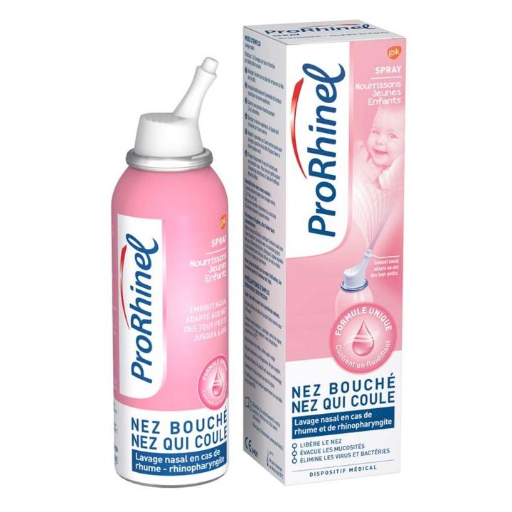 ProRhinel Spray für Säuglinge und Kleinkinder Nasenspülung - Spray mit 100 ml