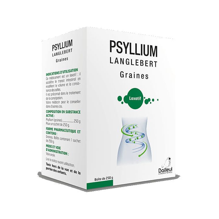Psyllium Langlebert Samen - Dose mit 250 g