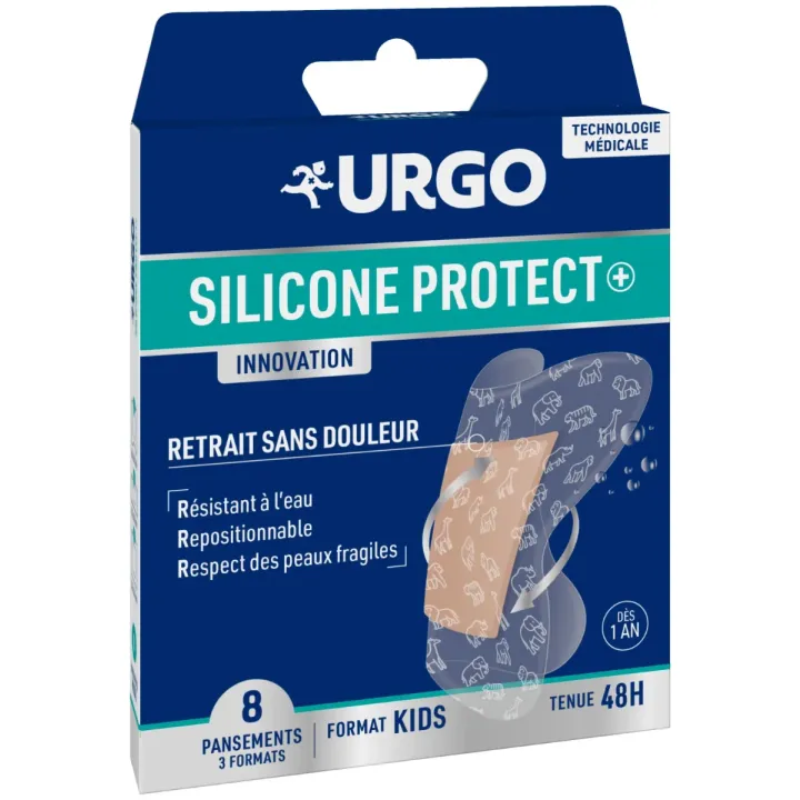 Silicone-Schutzinnovation Pflaster Format Kinder Urgo - Schachtel mit 5 Pflastern