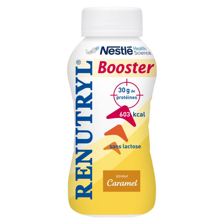 Renutryl Booster Geschmack Karamell - Packung mit 4x300 ml