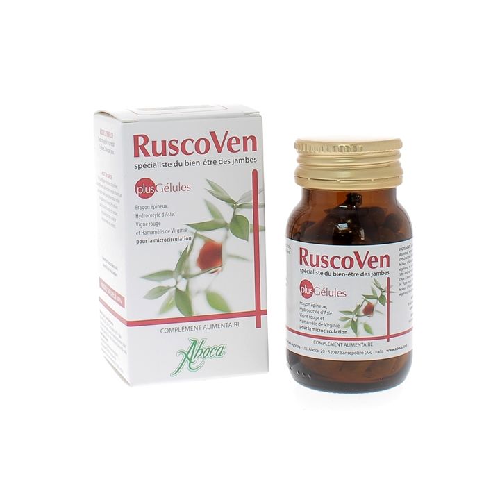 RuscoVen Plus Aboca - Packung mit 50 Kapseln