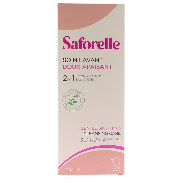 Saforelle sanfte Waschpflege für die Intimhygiene - Flasche mit 250 ml