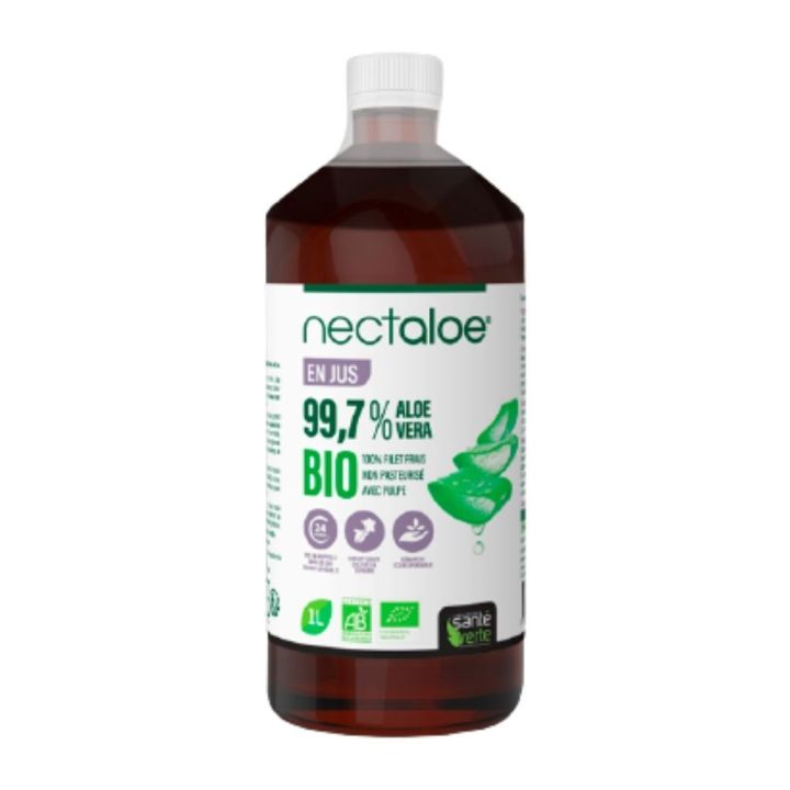 Néctaloé Getränk 99,7% reines Aloe Vera Santé Verte - Flasche 1L
