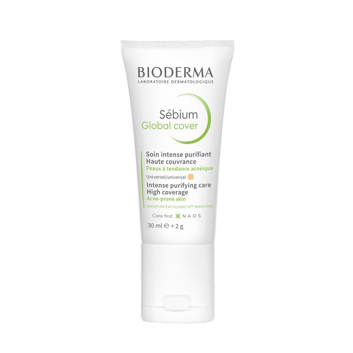 Sebium global cover Bioderma - Tube mit 30 ml + 2g