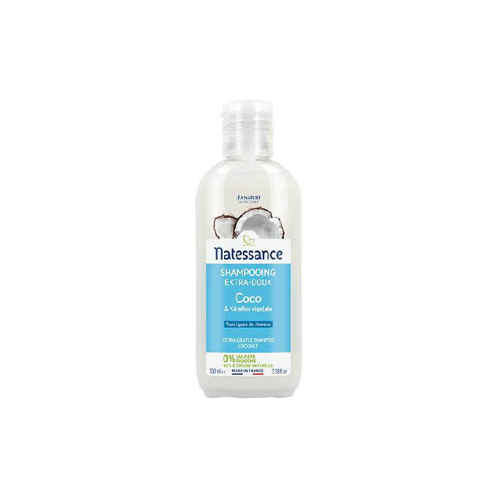 Shampooing extra-doux coco Natessance - Flasche mit 100ml