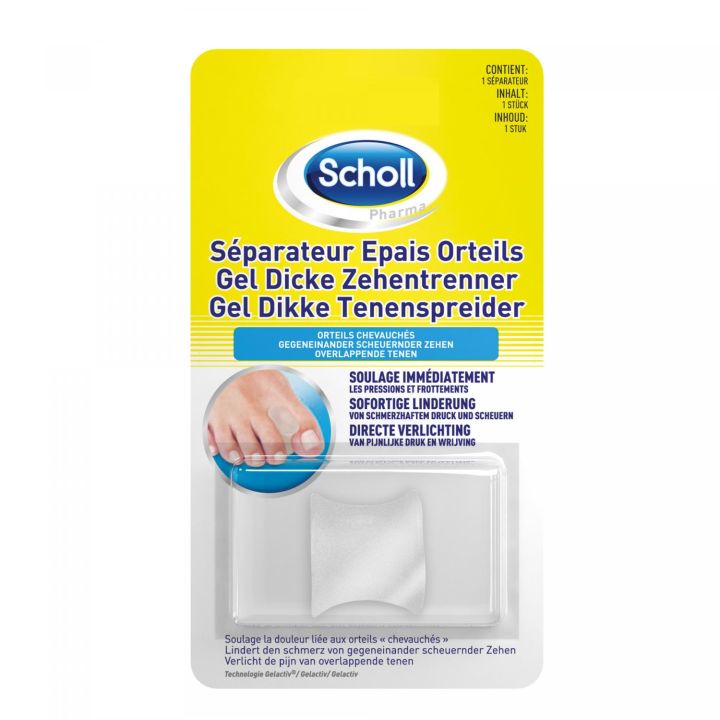 Dicker Zehentrenner Scholl - Schachtel mit einem Trenner