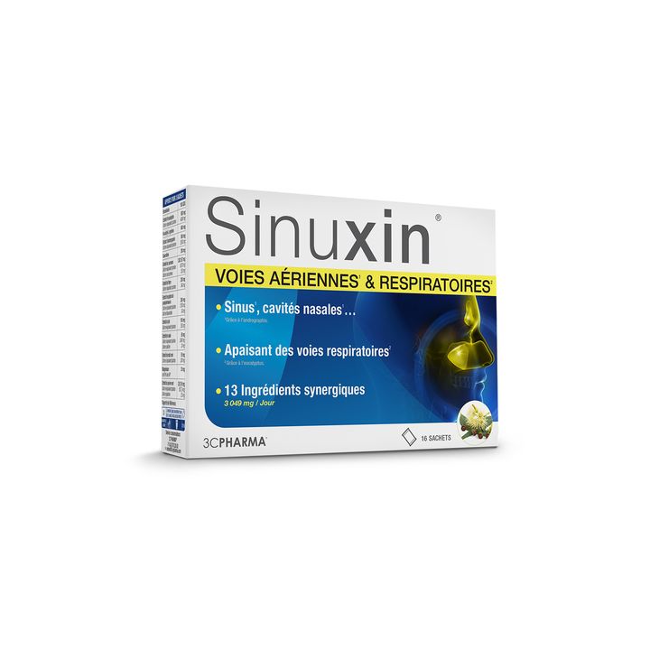 Sinuxin Atemwege & Atmung 3C Pharma - Packung mit 16 Beuteln