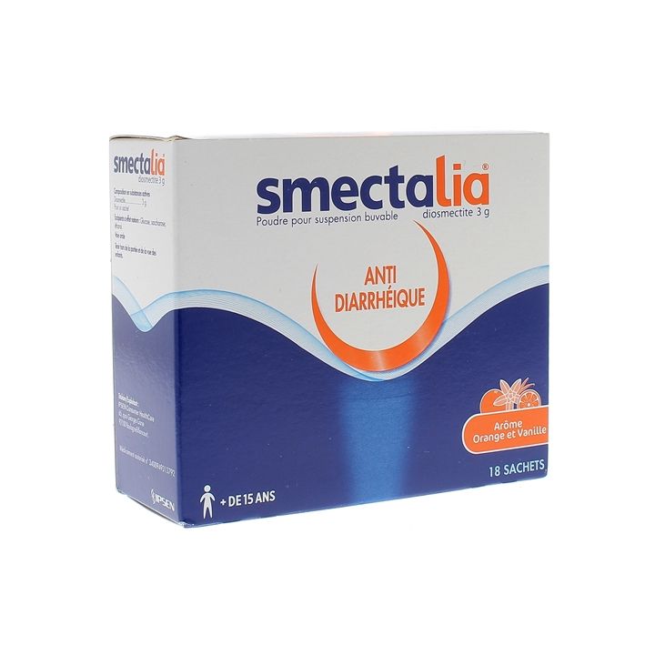 Smectalia 3g akute Durchfall Orange-Vanille-Geschmack - 18 Beutel