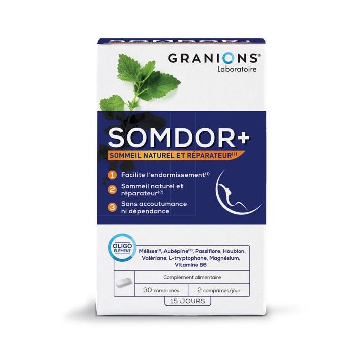 Somdor+ Tabletten Granions - Packung mit 30 Tabletten