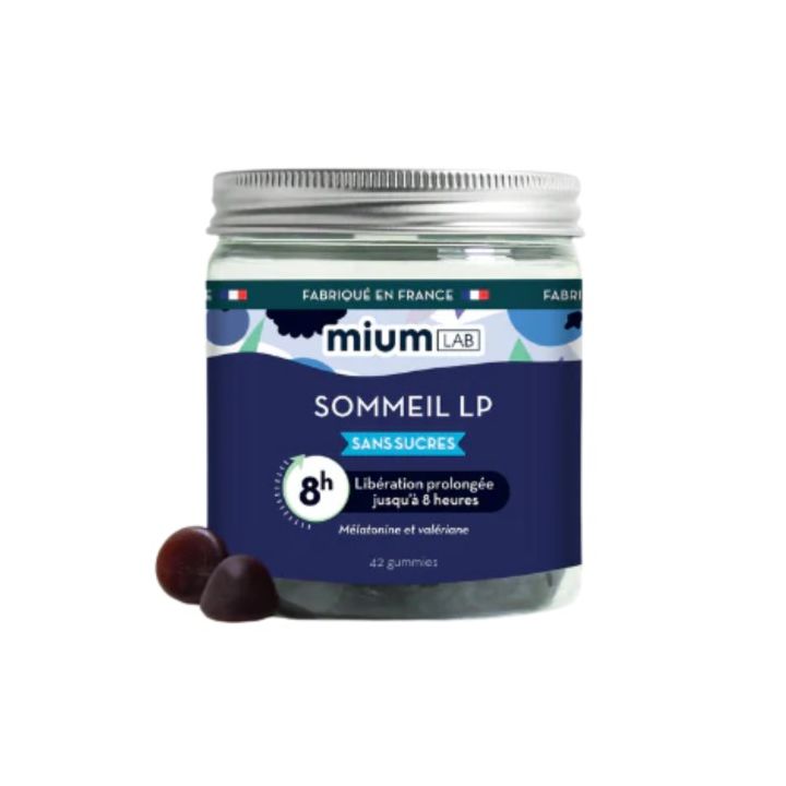 Schlaf LP Gummies ohne Zucker Mium Lab - Dose mit 42 Gummies