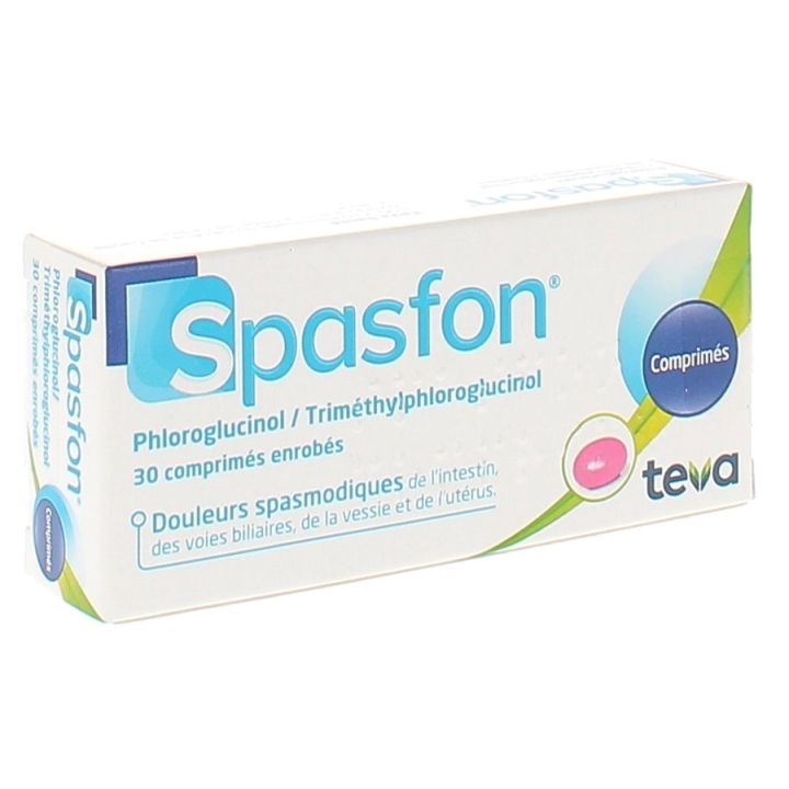 Spasfon überzogene Tabletten - Packung mit 30 Tabletten