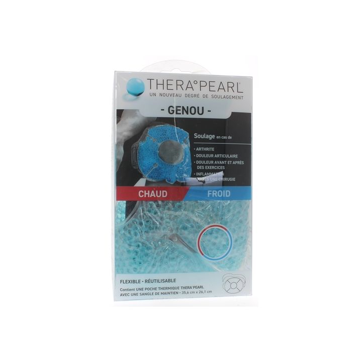 Théra Pearl Knie Wärme-Kälte-Patch - 1 wiederverwendbares Patch