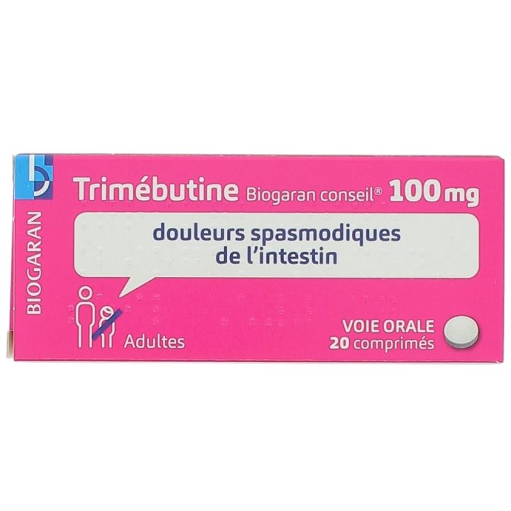 Trimebutin Biogaran 100mg - Packung mit 20 Tabletten