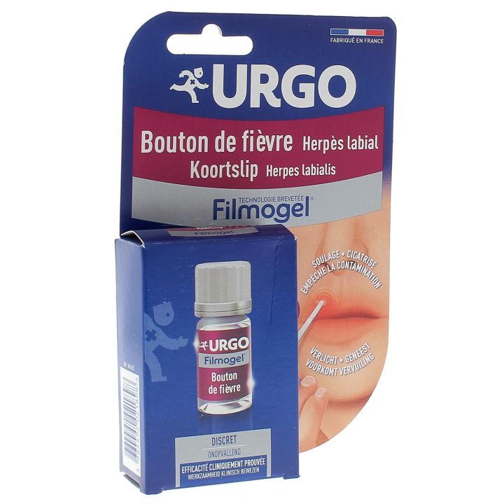 Filmogel Fieberbläschen Herpes labialis Urgo - Flasche mit 3 ml