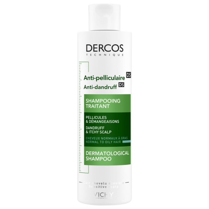 Dercos Anti-Schuppen Shampoo für fettiges Haar Vichy - Tube mit 200 ml