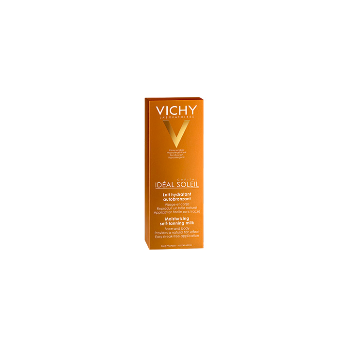 Ideale Sonnenbräune feuchtigkeitsspendende Milch für Gesicht und Körper Vichy - Tube mit 100 ml