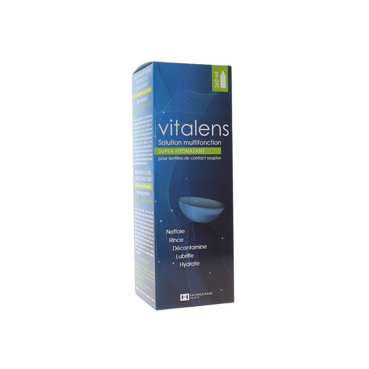 Vitalens multifunktionale Lösung für Kontaktlinsen - Flasche mit 360 ml