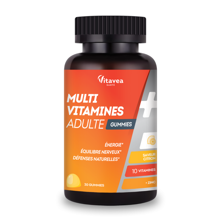 Multivitamin Erwachsene Vitavea - Dose mit 30 Gummibärchen