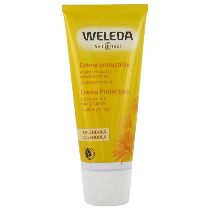Schützende Bio-Calendula-Creme von Weleda - Tube mit 75 ml