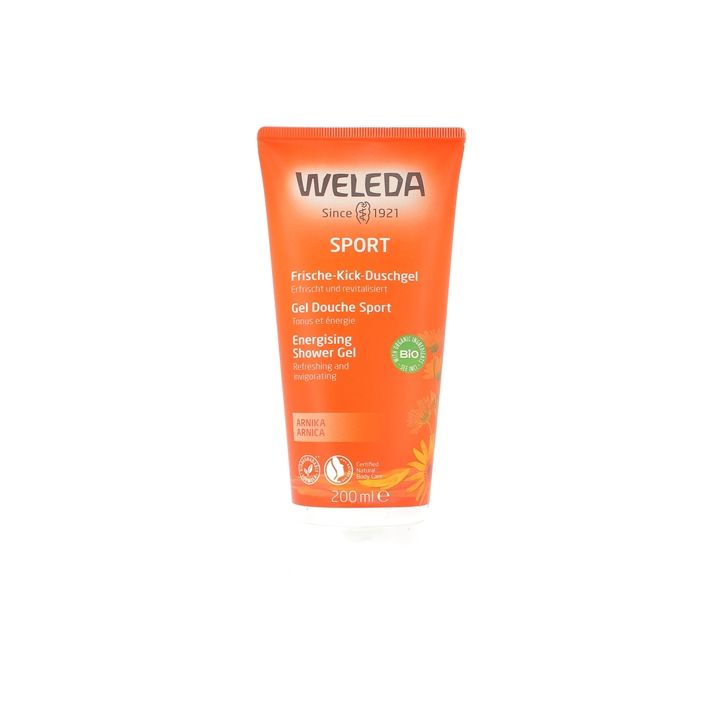 Duschgel Sport mit Arnika von Weleda - Tube mit 200 ml