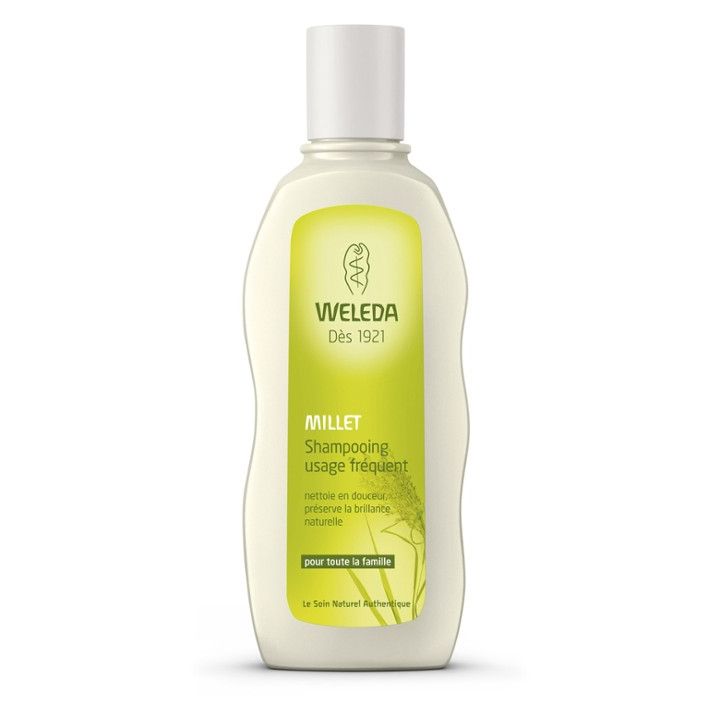 Häufig verwendetes Hirse-Shampoo von Weleda - Tube mit 190 ml
