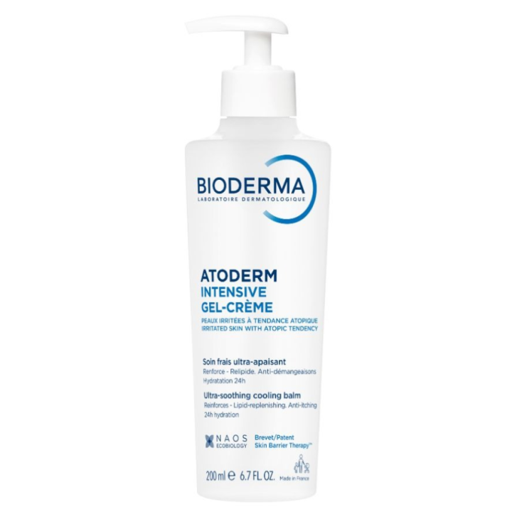 Atoderm Frischepflege ultra-beruhigende Intensiv Gel-Creme Bioderma - Flasche mit 200ml