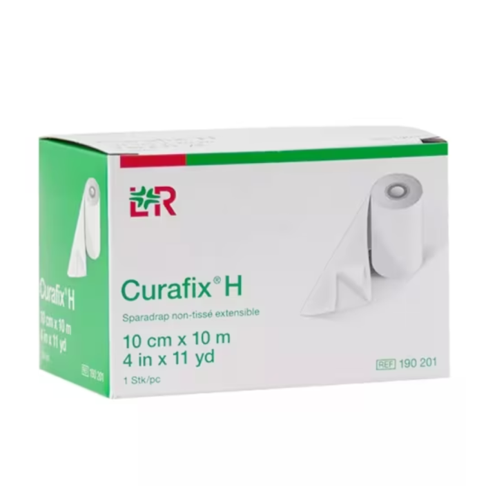 Curafix H Vliesstoff elastisches Pflaster Lohmann & Rauscher - ein Band 10cm x 10m