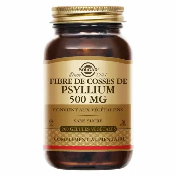 Psylliumschalenfaser 5000mg Solgar - Dose mit 200 Kapseln