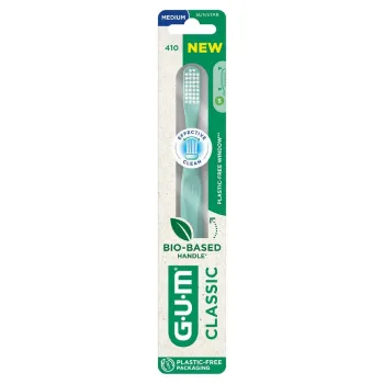 Classic biobasierte Zahnbürste Medium Gum - eine Zahnbürste