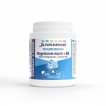 Meeresmagnesium + Vitamin B6 Juvamine - Dose mit 120 Tabletten