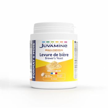 Bierhefe Haut und Haare Juvamine - Dose mit 150 Tabletten