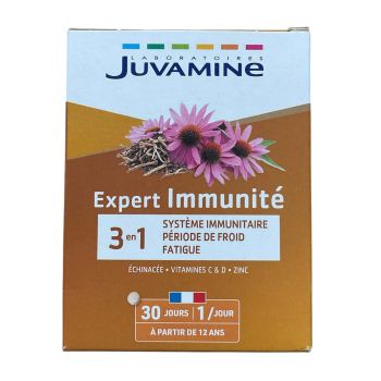 Experte Immunität 3in1 Juvamine - Packung mit 30 Tabletten