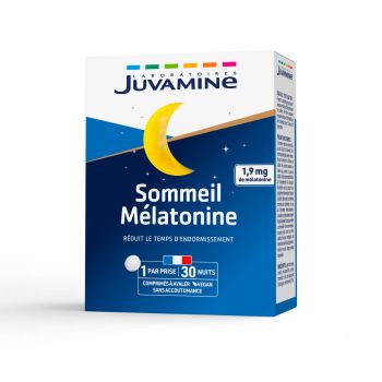 Schlaf Melatonin Juvamine - Packung mit 30 Tabletten