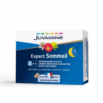 Expert Schlaf 3in1 Juvamine - Packung mit 30 Lutschtabletten