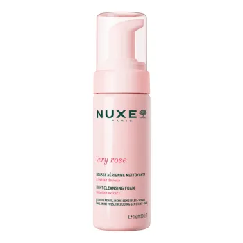 Very Rose Mousse luftige Reinigungsmousse Nuxe - Flasche mit 150 ml