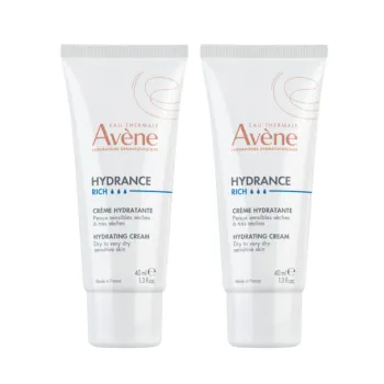 Hydrance reichhaltige Feuchtigkeitscreme Avène - 2er Pack mit 40 ml Tuben