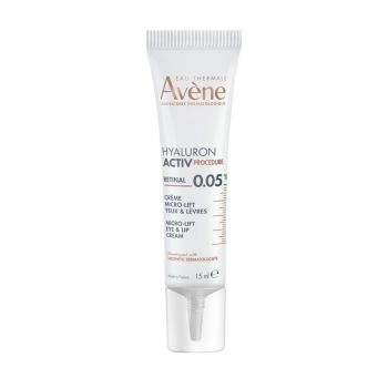 Hyaluron Aktiv Verfahren Mikro-Lifting-Creme für Augen und Lippen Retinal 0,05% Avène - Tube mit 15ml