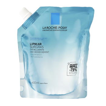 Lipikar rückfettende Waschcreme La Roche-Posay - Öko-Nachfüllung von 400 ml