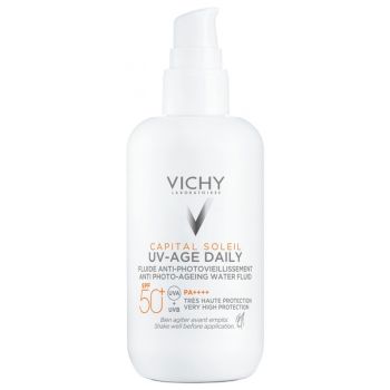 Capital Soleil UV-Age Daily Fluid Anti-Fotofalterung SPF50+ Vichy - Pumpflasche mit 80ml
