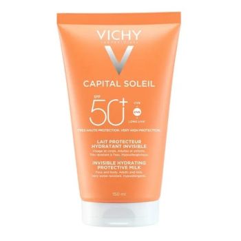 Capital Soleil Schutz- und Feuchtigkeitsmilch unsichtbar SPF50+ Vichy - Tube mit 150ml