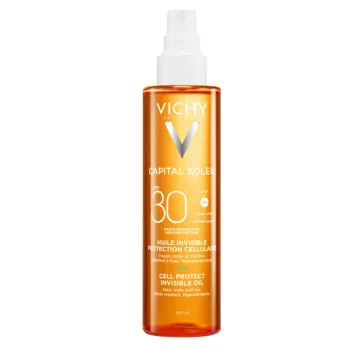 Capital Soleil SPF30 unsichtbares Öl Zellschutz Vichy - Spray von 200 ml