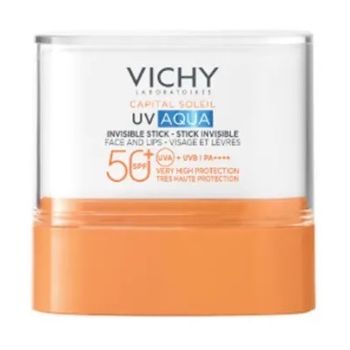 Capital Soleil UV Aqua Stick unsichtbar für Gesicht und Lippen SPF50+ Vichy - Stick mit 9g