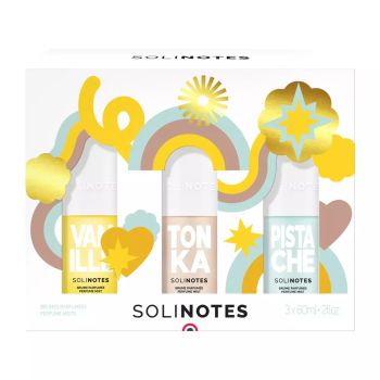 Coffret brumes parfumées Vanille, Tonka, Pistache Solinotes - 3 produits