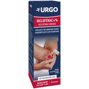 Diclofenac 4% entzündungshemmendes Gel Urgo - Flasche mit 25g (25ml)