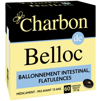 Belloc-Kohle 125mg - 60 Weichkapseln
