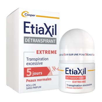 Entschlackendes sudo-regulierendes Deodorant für normale Haut Etiaxil - Roll-On 15 ml